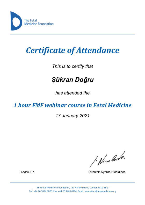 FMF Fetal Tıp Webineri